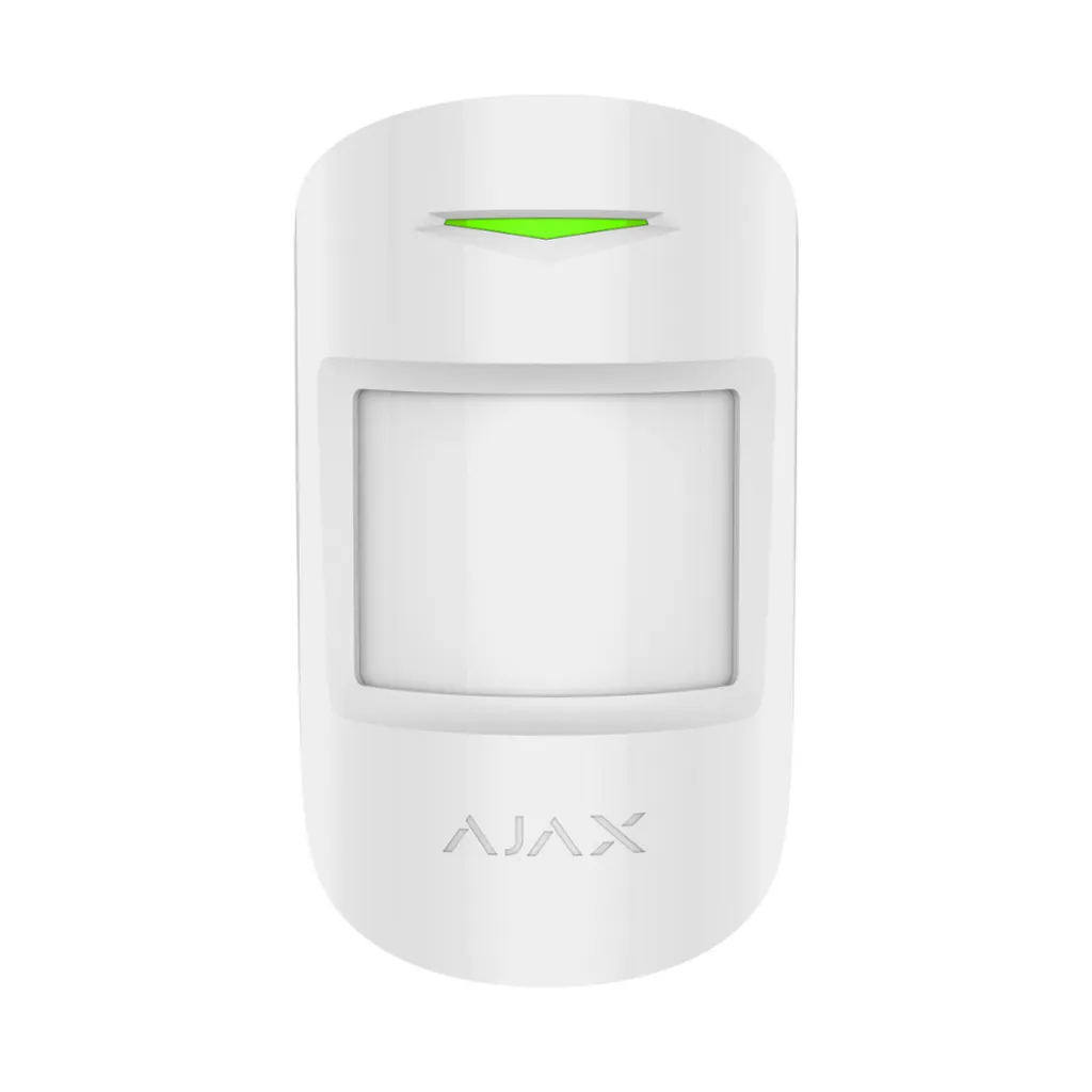 Ajax CombiProtect Blanc 7170 Détecteur de Mouvement et de Bris de Glace