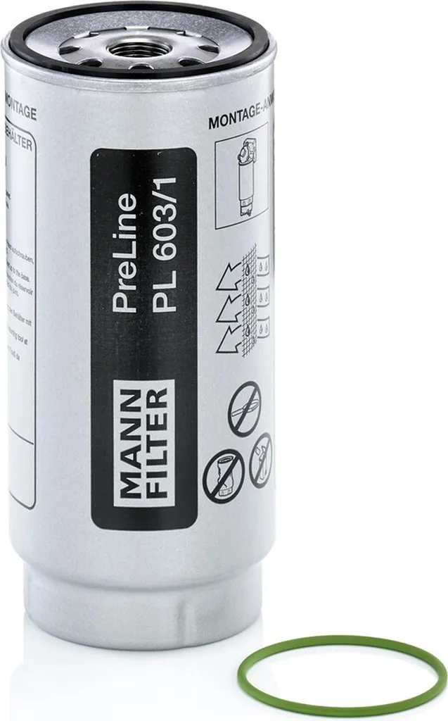 Filtre à carburant MANN-FILTER PL 603/1 x - Préfiltre Diesel Origine