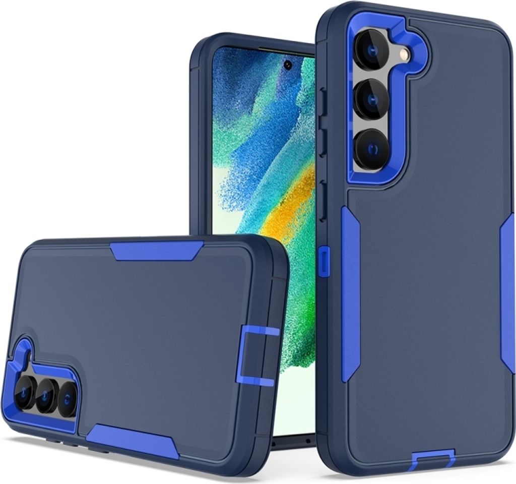Für Samsung Galaxy S23+ 5G 2 in 1 Magnetischer PC + TPU Telefongehäuse (Royal Blue+Dark Blue)