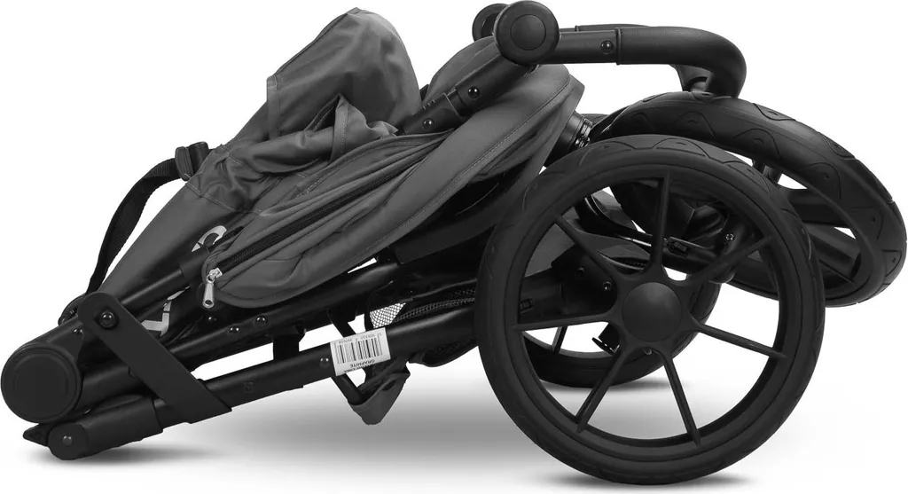 Poussette compacte CARETERO LIMA graphite avec dossier réglable et panier - 14