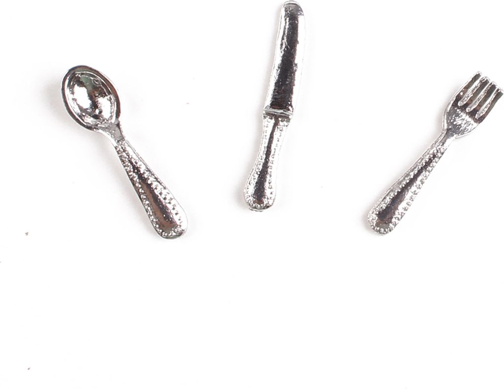 Miniaturküche | Miniatur Besteck 12-teilig (1 Set) Produktbild 3