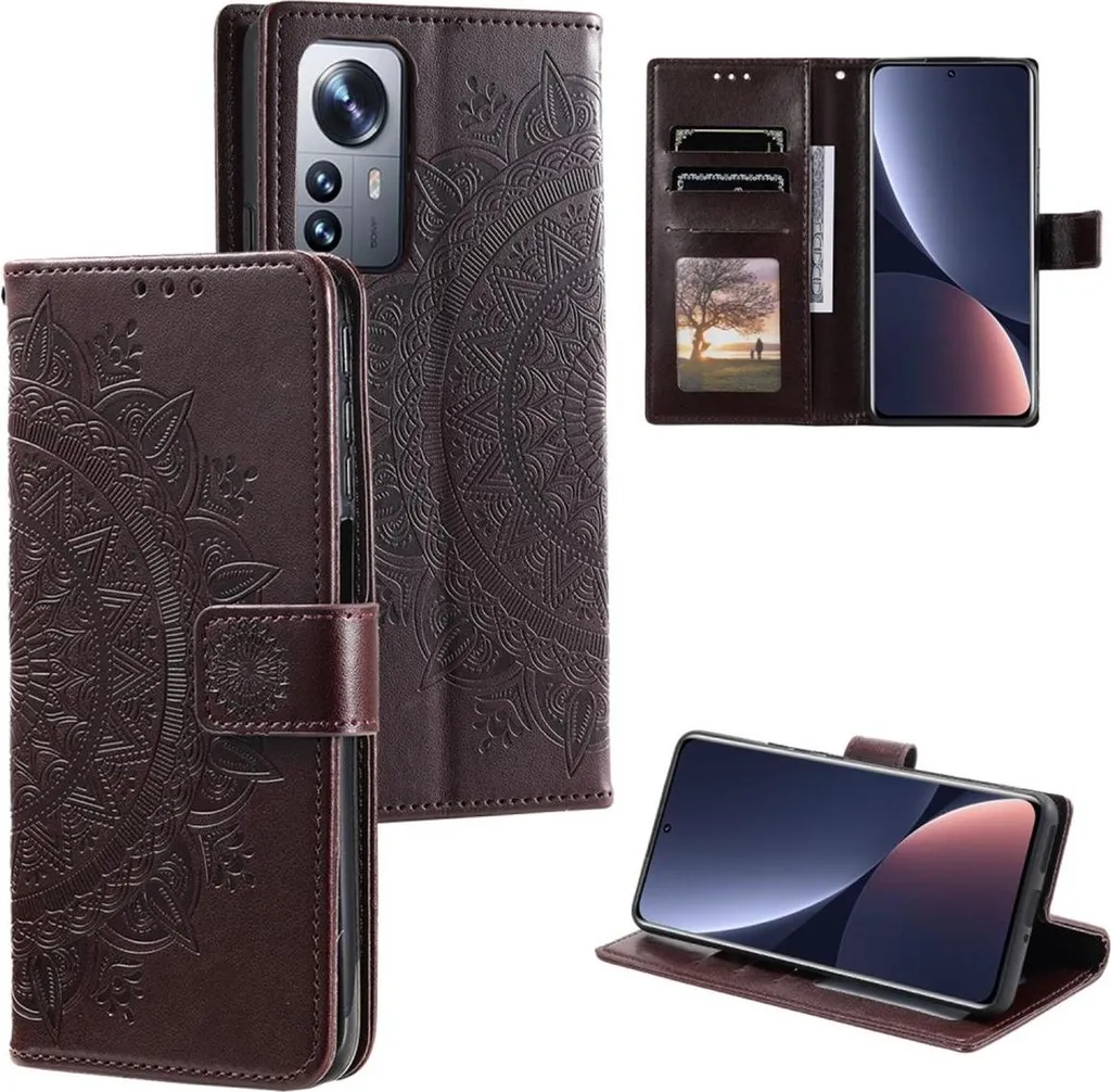 Cover a Libro Xiaomi 12 Pro Mandala | Custodia Elegante Donna