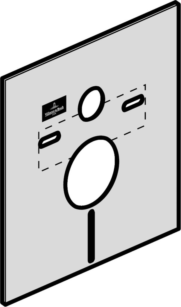 Set di insonorizzazione Villeroy & Boch per WC SUpraFix, Immagine del prodotto 