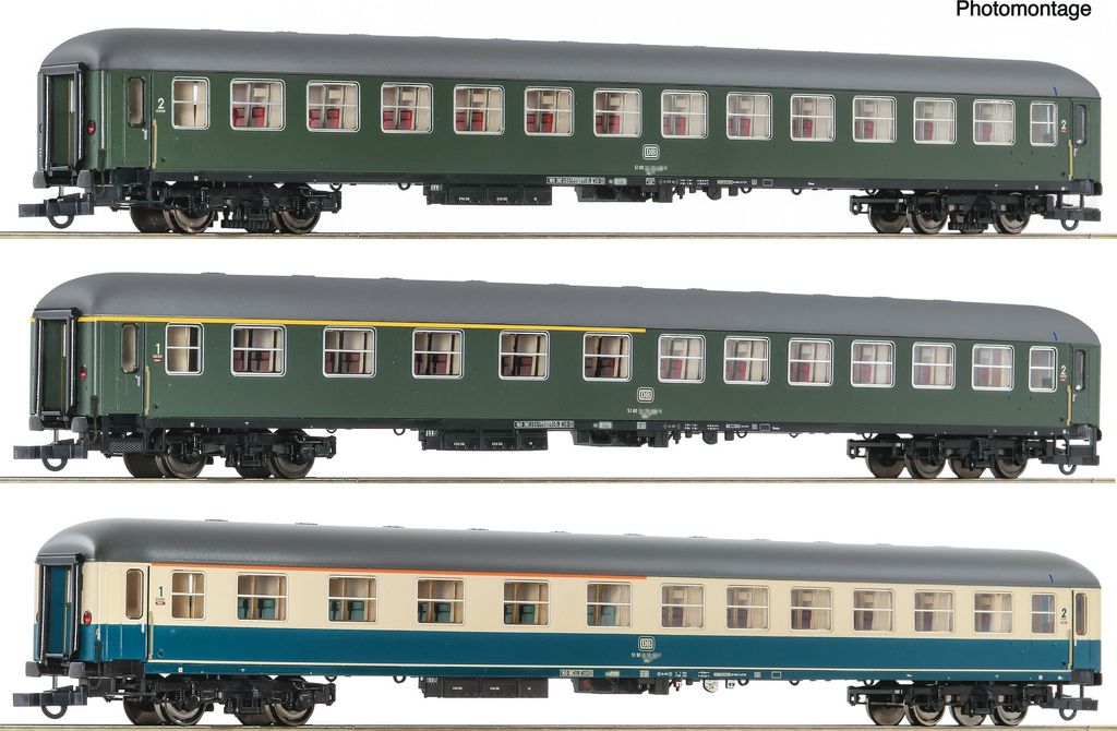 Roco 6200053 3-dílná sada 3: D 377 "Hispania-Express", DB Obrázek produktu 
