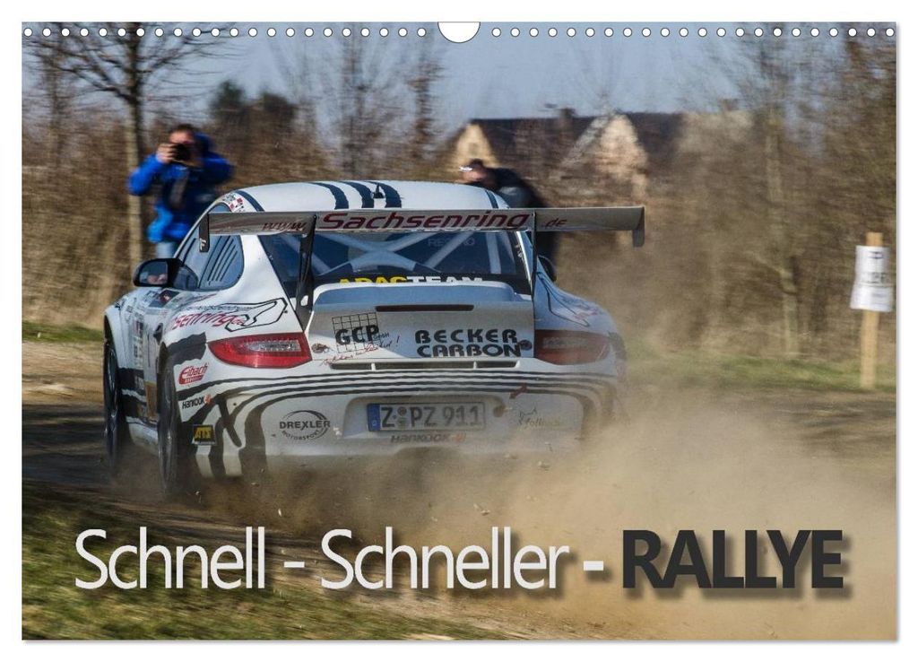 Schnell - Schneller - Rallye (Wandkalender 2027 DIN A3 quer), CALVENDO Monatskalender