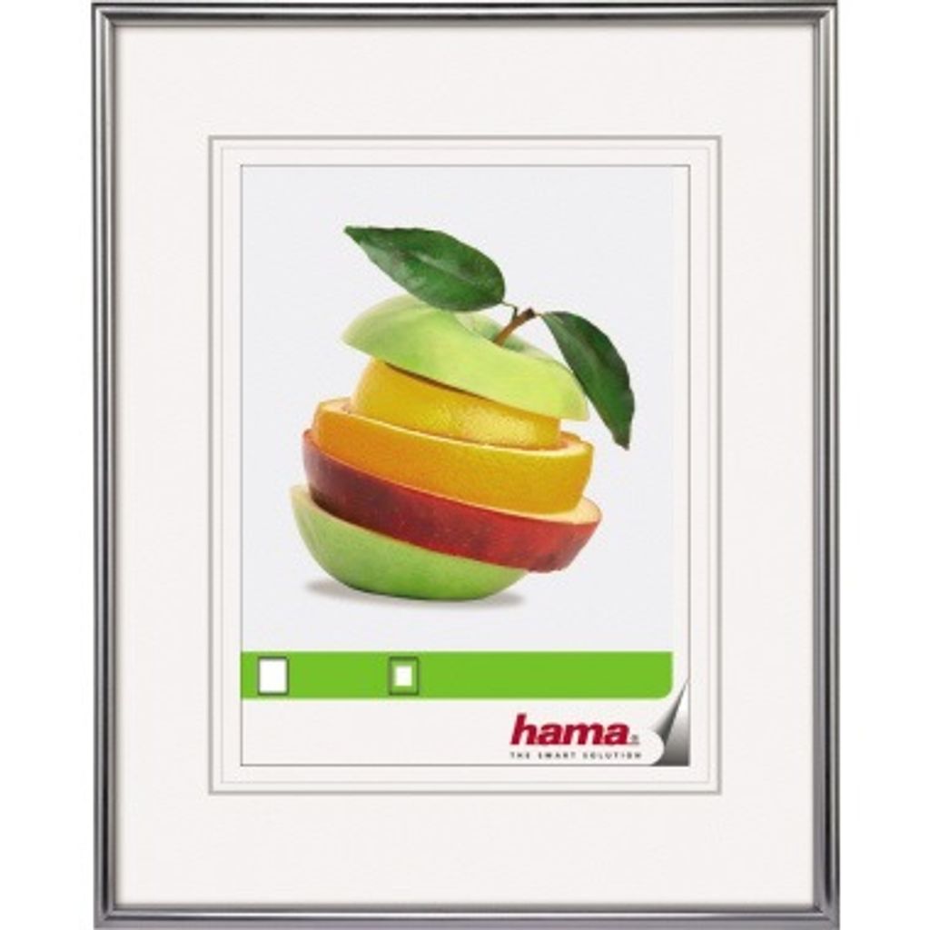 Hama Plastic Frame "Sevilla", Silver Matt, 50 x 70 cm, 715 mm, 515 mm, 24 mm, 2,71 kg