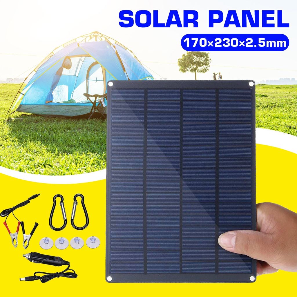 Flexibel Monokristallin 340W 18V Solarpanel Solarmodul für Auto Camping Garten 