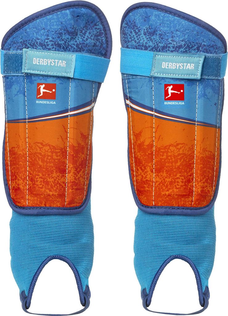 DERBYSTAR Bundesliga Protect Schienbeinschoner blau/orange XXS