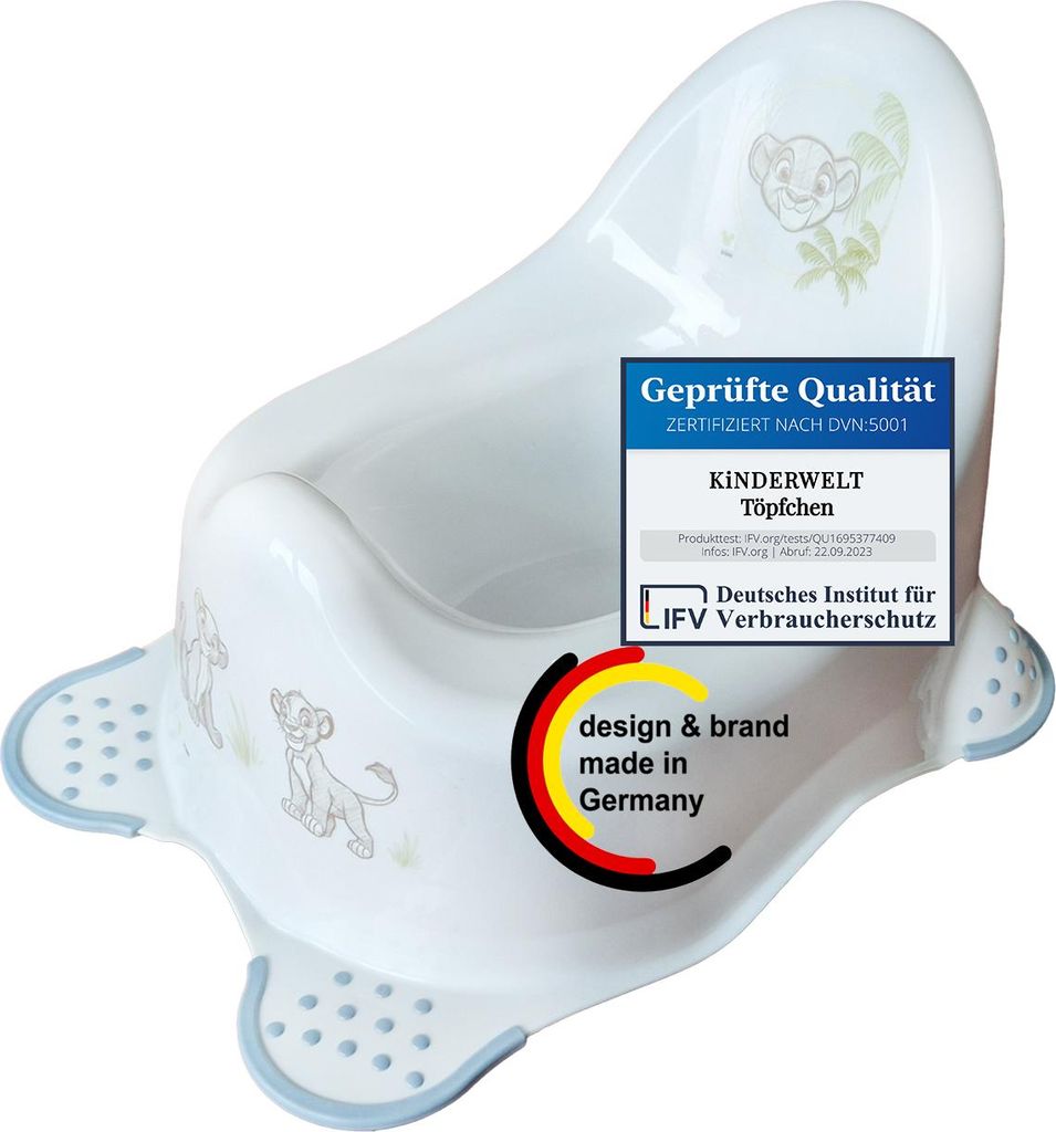 Premium Kindertopf stabiler Babytopf Lion