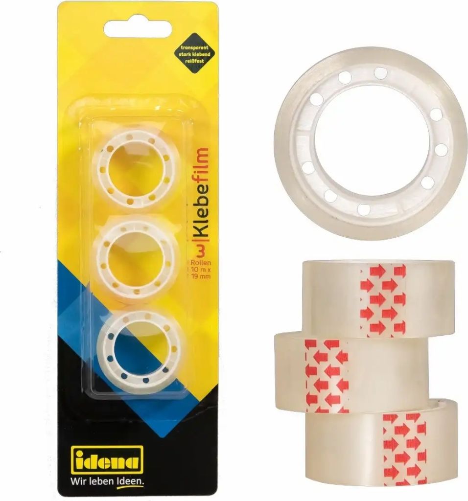 Happy Kidz Idena Klebefilm transp. 3 Rollen 19 mm 21403186010