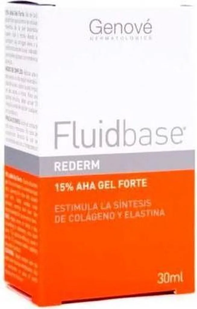 Gel Exfoliant aux AHA Fluidbase Rederm Forte 15 - Peau Neuve 30 ml