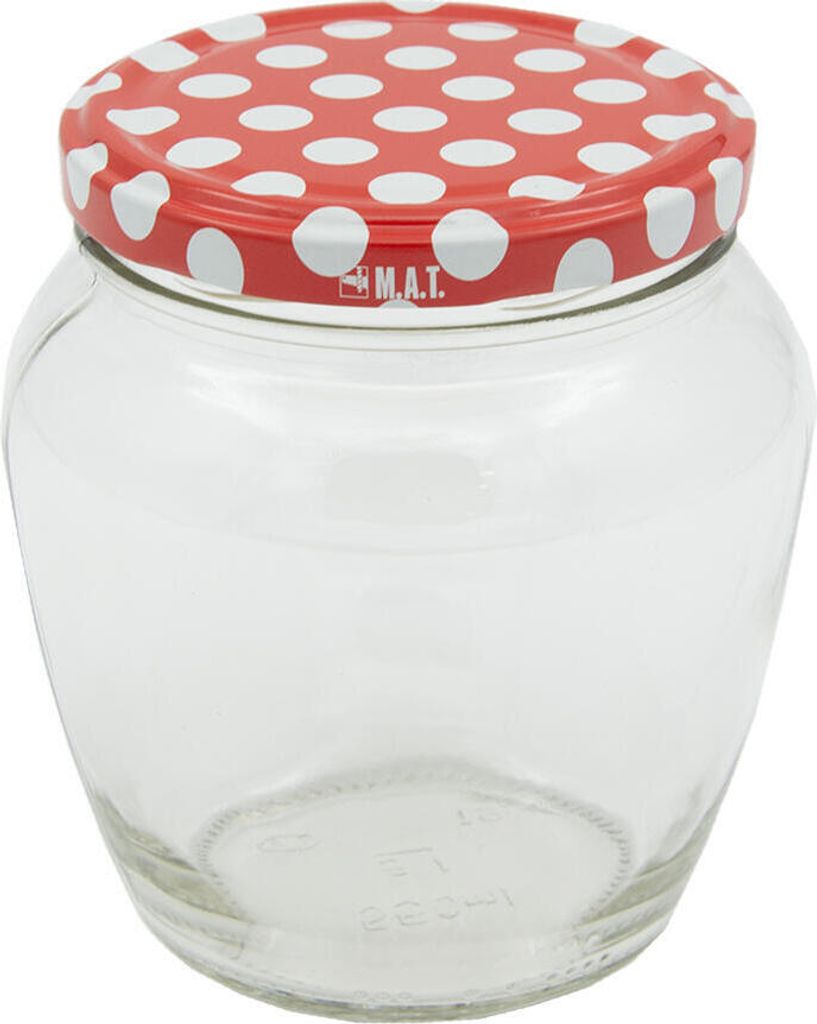 Gläser 550ml TWIST 82 + Deckel PUNTIK (8St.)