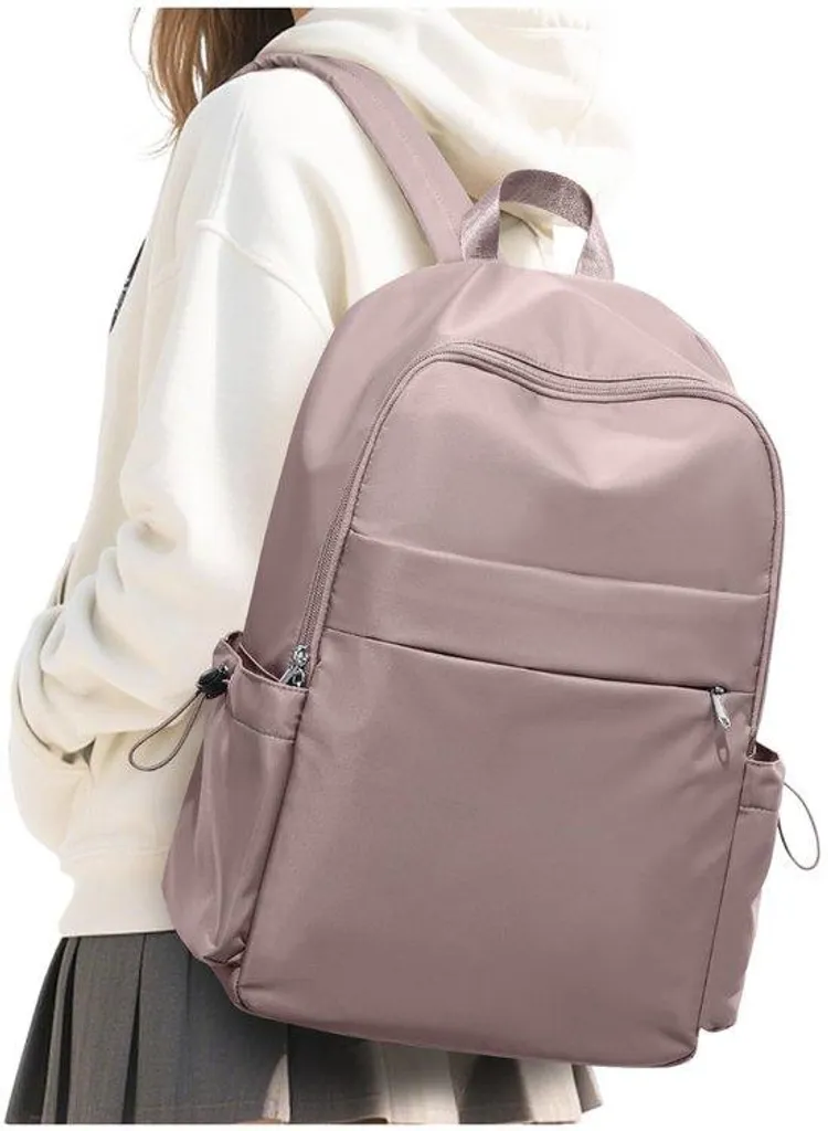 Sac à dos d'école pour fille imperméable rose et violet - Taille L