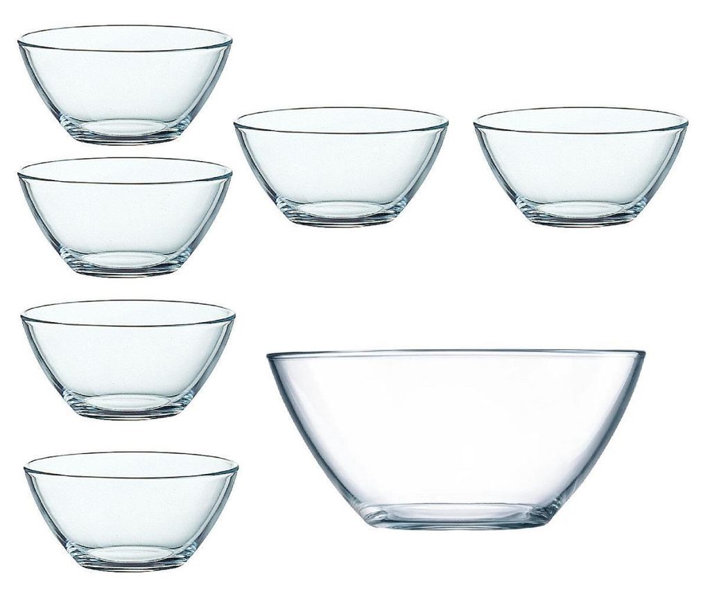 Luminarc Cosmos Schüssel 23 cm+ Schale 12 cm Set 7 tlg Produktbild 