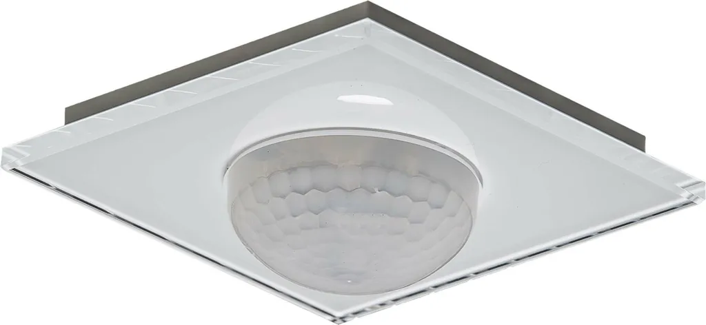 Capteur de présence KNX en verre blanc avec mesure de température MDT