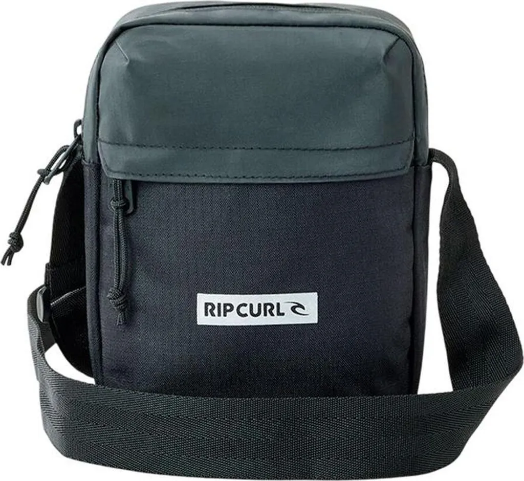 Sac à Bandoulière Rip Curl No Idea Pouch Icons - Sacoche Noire Urbaine