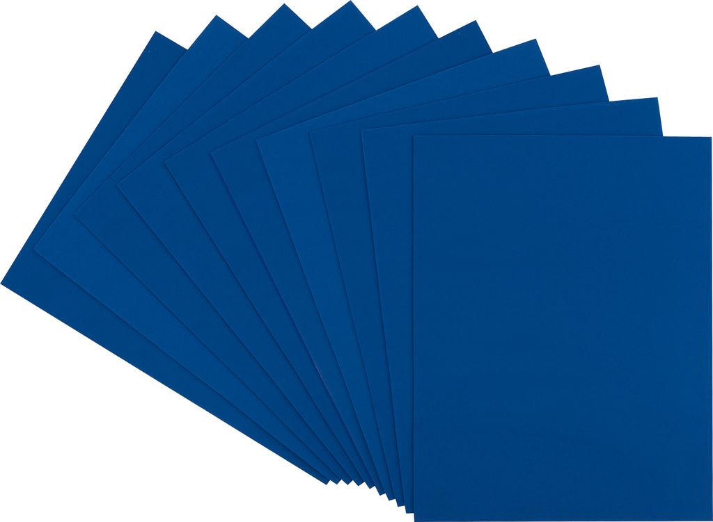 VBS Moosgummi, 2 mm, 40 x 30 cm, 10 Stück Marine Produktbild 