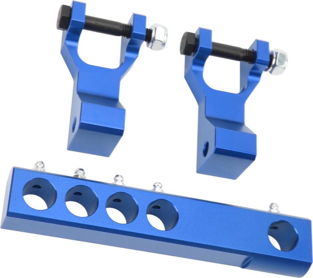 ATV-Vorder-Hinten-Tieferlegungssatz, verstellbarer Ersatz für Banshee 350 YFZ350 Warrior YFM350X, Blau