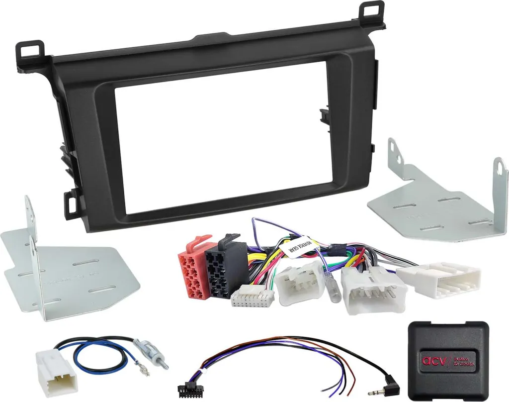 Kit Montaggio 2-DIN Toyota RAV4 2013-2018 | Recupero Comandi e Antenna