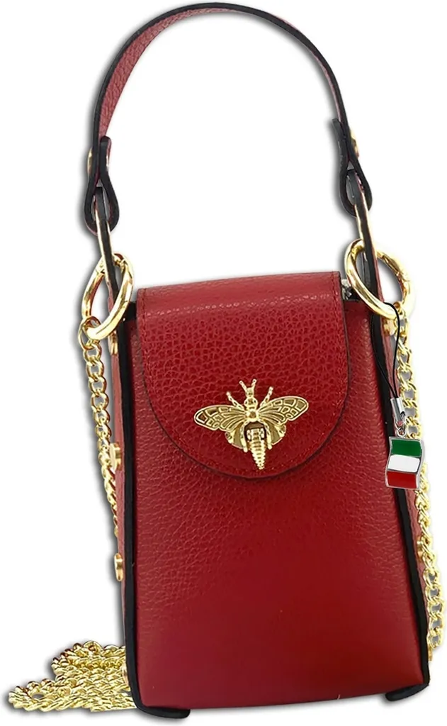 Florence borsa a tracolla in pelle rossa OTF813R