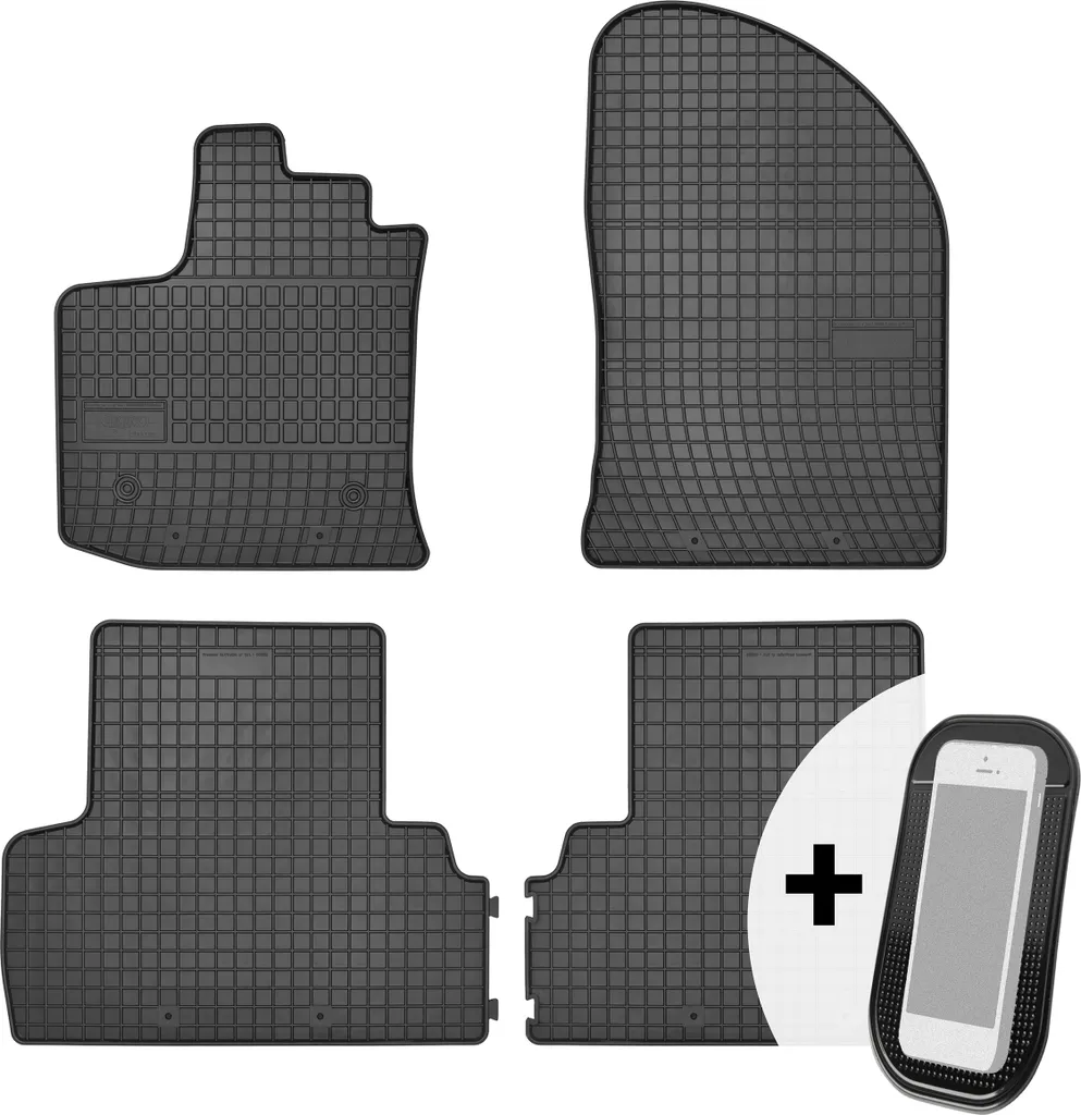 Tappetini Professionali Gomma Dacia Lodgy 2012-2018 - Montaggio Preciso