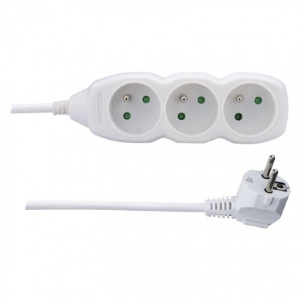 Emos 1902030150, Základný, Biela, 3 AC zásuvky/AC zásuviek, Obrázok produktu 