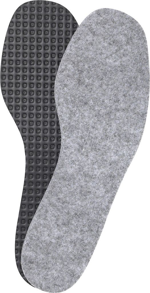 securesse Einlegesohle Filz/Latex mit Aktivkohle, sanitized grau Größe 37