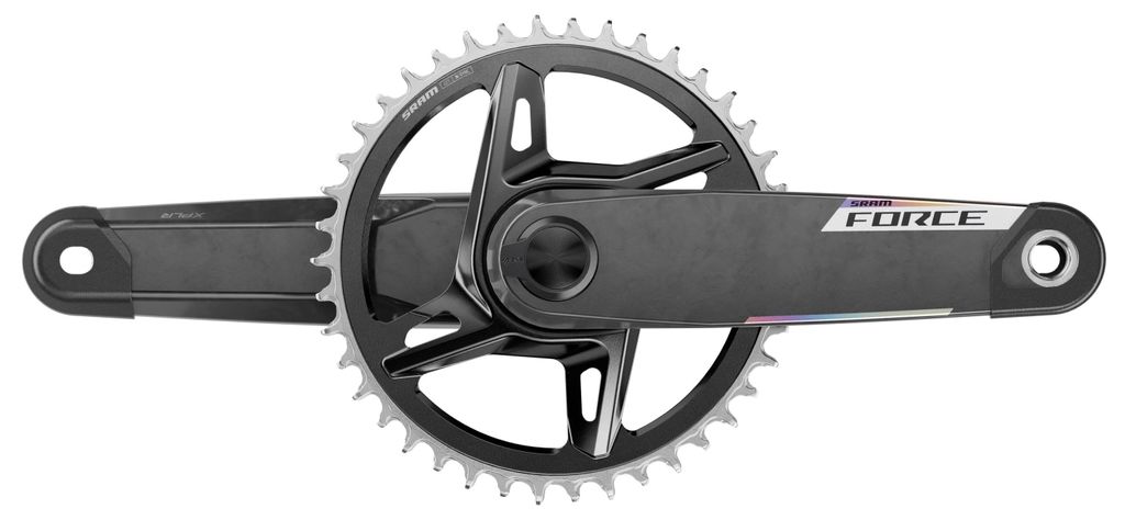 SRAM Kurbelgarnitur Quarq Force XPLR E1 170 mm - präziser Leistungsmesser für...