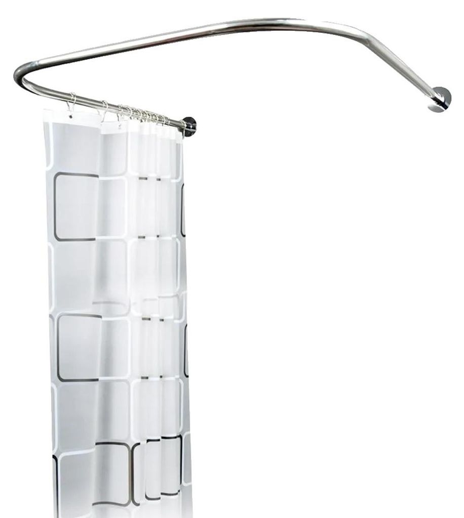 Sprchová tyč, nerezová oceľ, tvar písmena U, nosnosť 20 kg, Obrázok produktu 