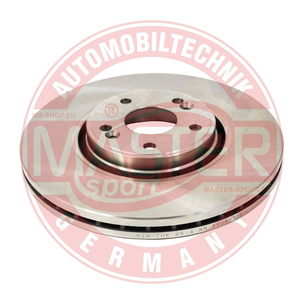 MASTER-SPORT 24012801821-PCS-MS Bremsscheibe (1x Stück) Vorderachse für RENAULT LAGUNA II (BG0/1_)