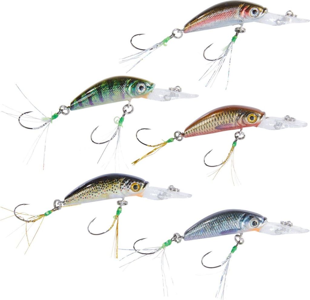 Balzer UV Confidential Minnow Wobbler 3,4cm 2,1g - Forellenwobbler, Farbe:Weissfisch