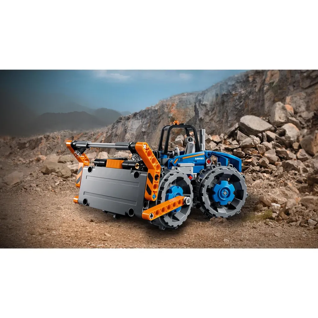 LEGO Technic 42071 Compacteur avec Direction Articulée et Lame Mobile