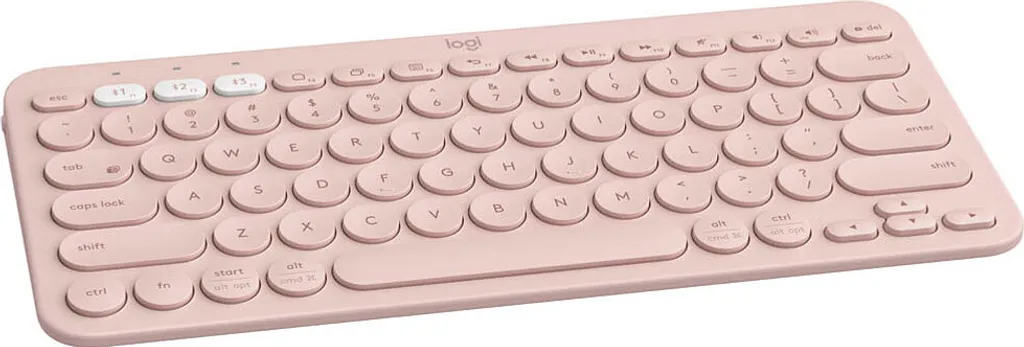 Clavier sans fil Logitech K380 Rose Multi-Device Bluetooth pour Tablette - 6