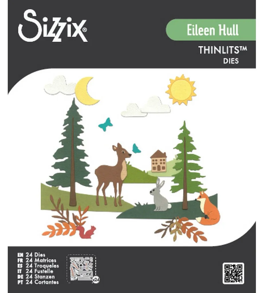 Matrice de découpe Sizzix Thinlits 24 pièces - Thème Home Sweet Home automne - 2