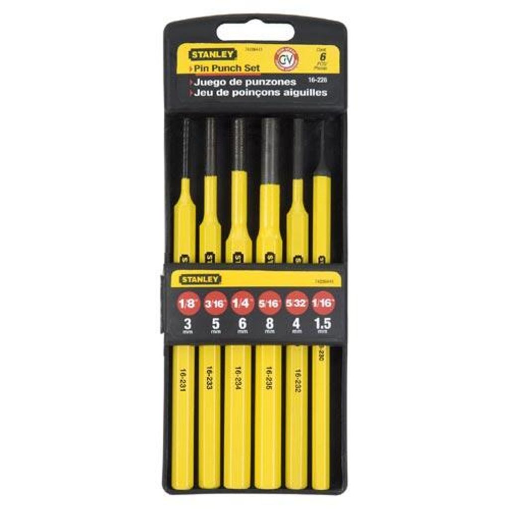 STANLEY 4-18-226 průbojníky 6ks Obrázek produktu 
