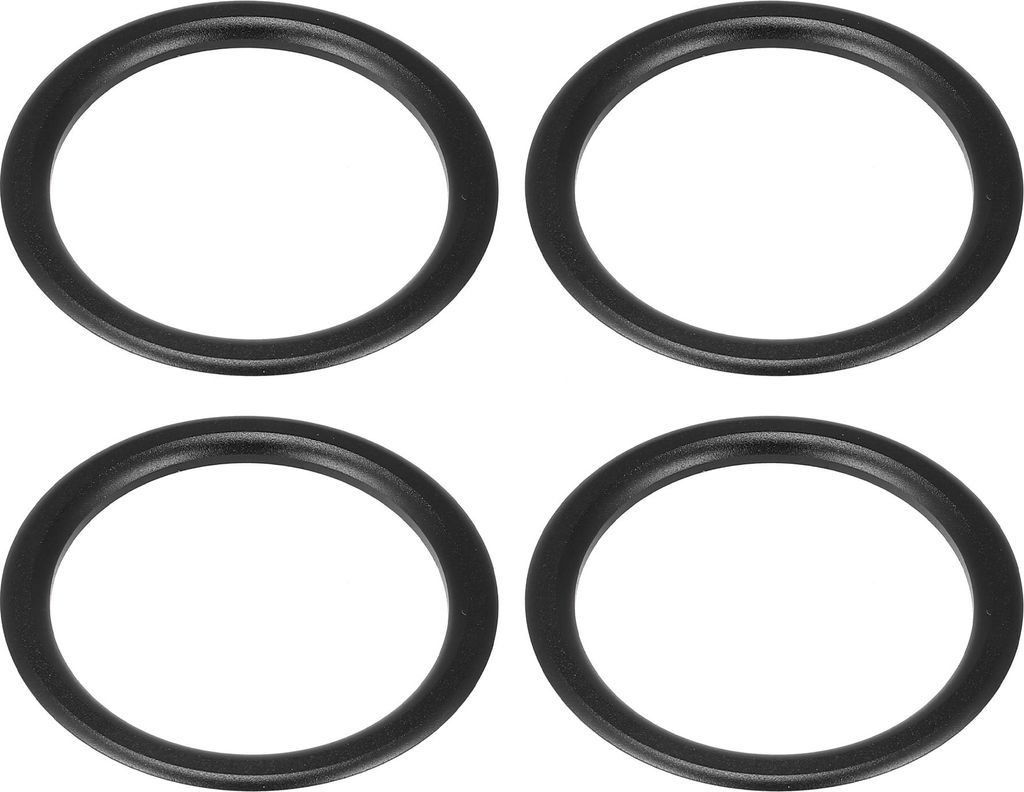 4 Stück Auto Armaturenbrett Klimaanlage Entlüftungsring Abdeckung Trim Schwarz