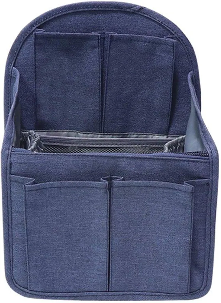 Organiseur sac à dos bleu marine : rangez tout efficacement en un geste