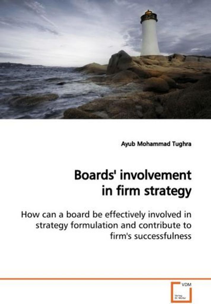 Boards' involvement in firm strategy