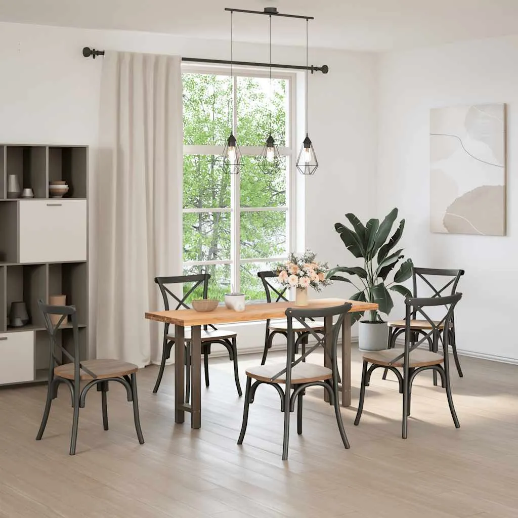 Gambe Consolle Acciaio Naturale SYFAX 38x72 cm - Offerta 2 Pezzi