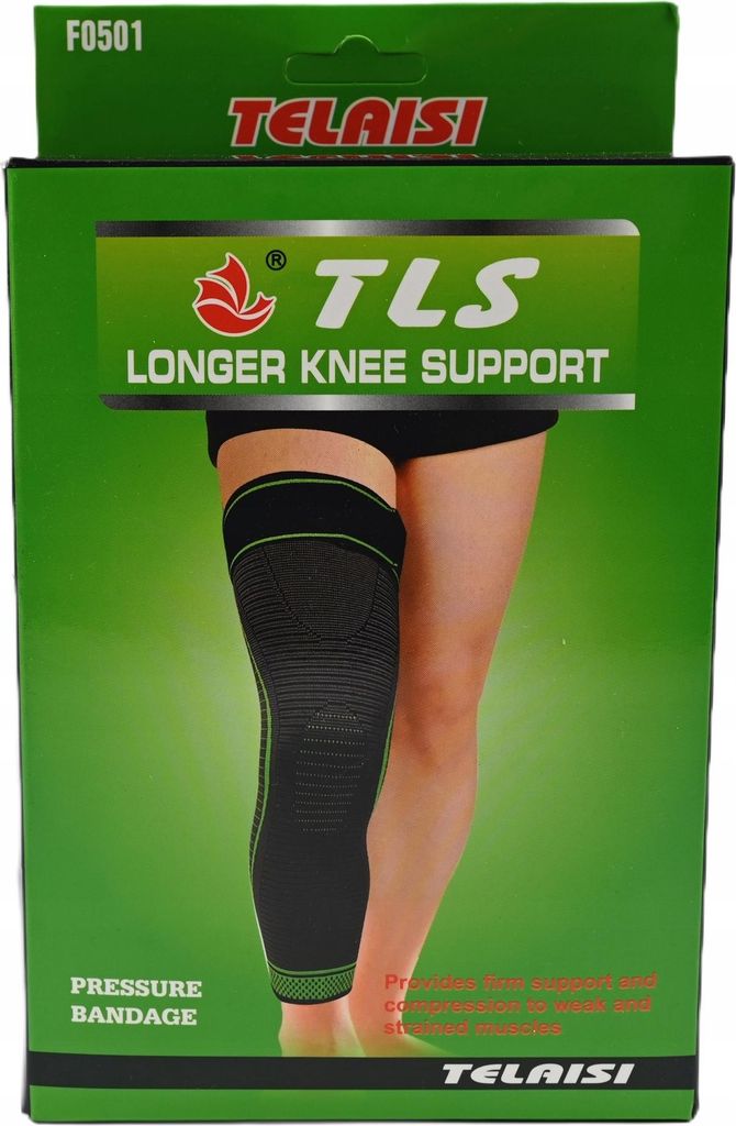 Kniebandage Lang 2er Set Elastisch Kniestütze Kompression Oberschenkel Sport Stabilisator