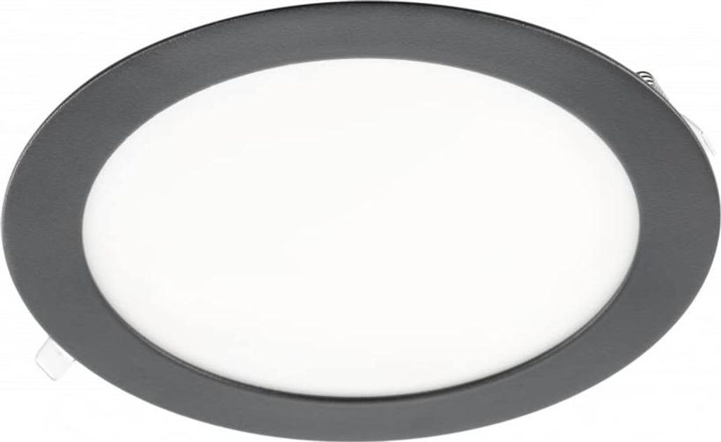 GTV Lighting - LED-Leuchte ORIS PLUS, Downlight, 13W, schwarz, 4000K, 1020lm, AC220-240V, Einbau, IP20, 120