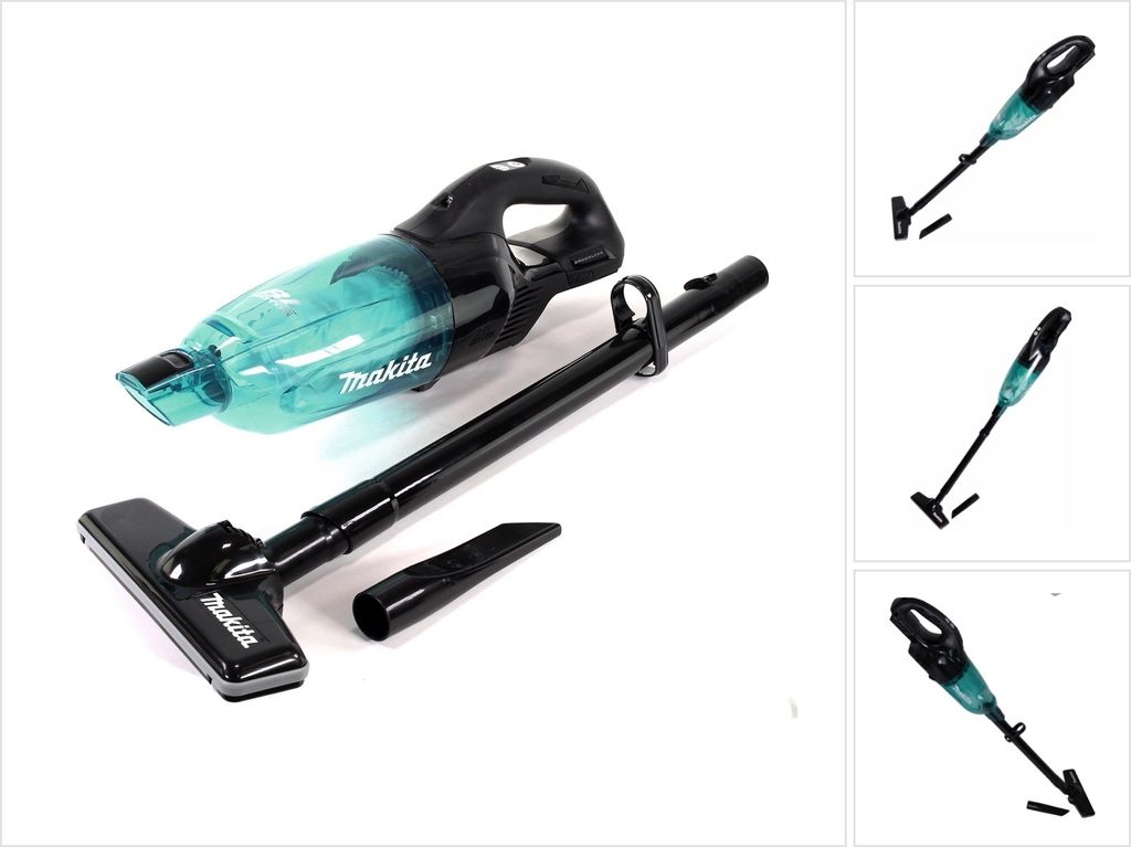 Makita LXT DCL281FZB - Staubsauger - Stange kurz/Handgerät (2-in-1) - beutellos - schnurlos - Schwarz
