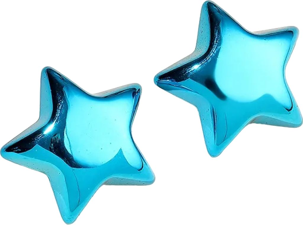 Adorable Ohrringe Star in Blau - Stilvoll und Leicht KP33416
