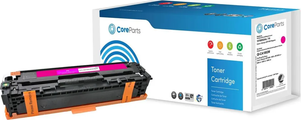 Toner Magenta 1978B002AA CoreParts : fini les bavures d'impression