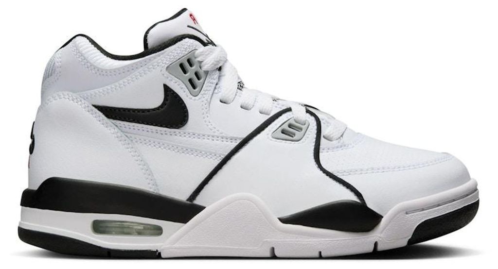 Nike Air Flight '89, biela, čierna, sivá (GS) - veľkosť EU Obrázok produktu 