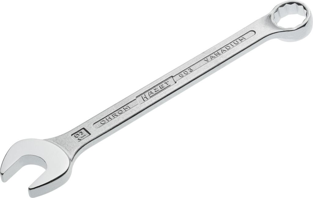 HAZET Ring-Maulschlüssel 603-13 160mm Chrom-Vanadium-Stahl