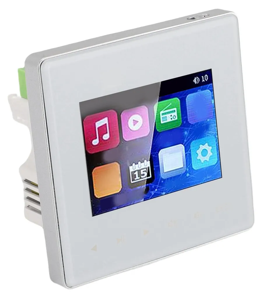 Contrôleur audio mural Bluetooth pour sonorisation de plafond salon