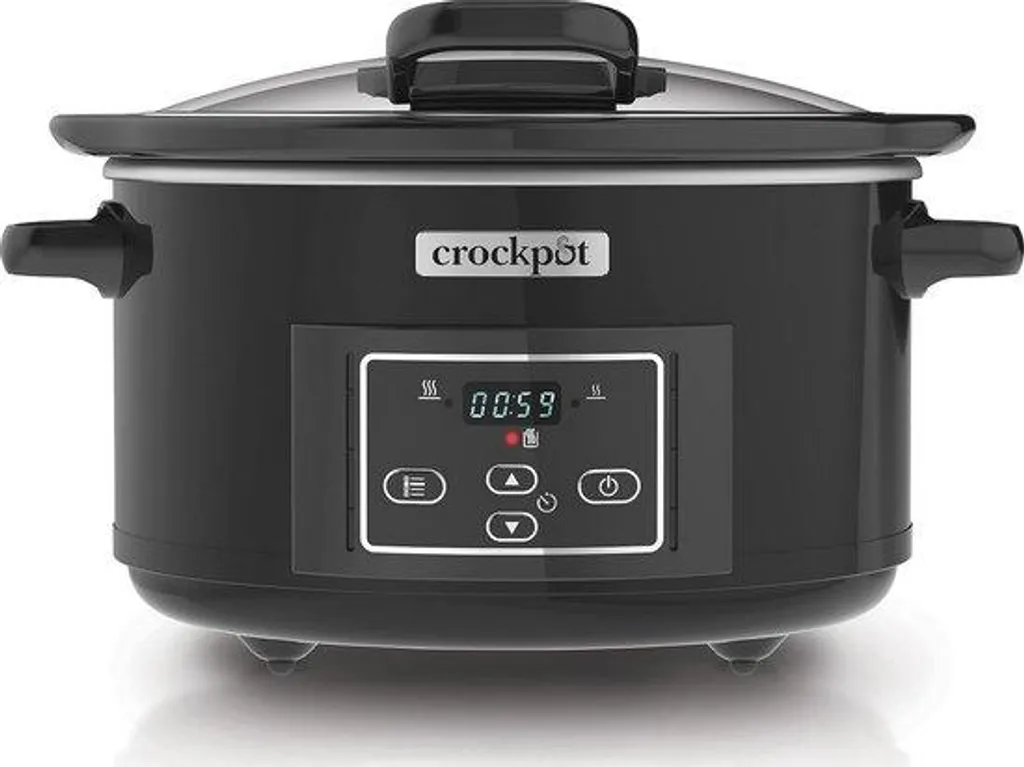 Mijoteuse familiale 4,7 litres inox, idéale pour repas conviviaux