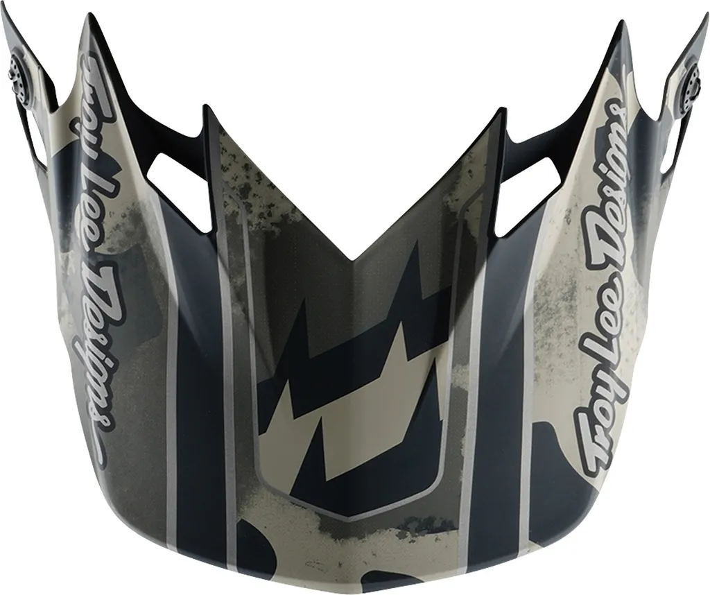 Visière Troy Lee Designs GP Pro Trooper Noir et Caper pour Casque Moto