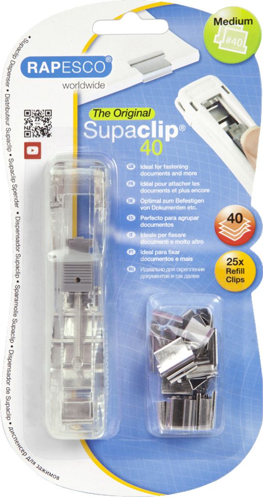 RAPESCO RC4025SS Zásobník na dokumenty RAPESCO Supaclip 40, Obrázek produktu 